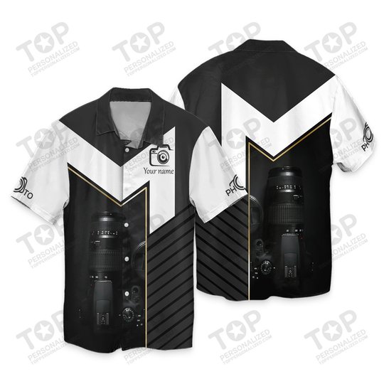 Photographer Camera Custom 3D Shirts Photography Shirts