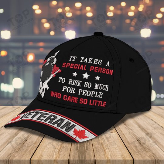 Embroidered Cap - I'm a Canadian Veteran Cap, Custom Classic Embroidery