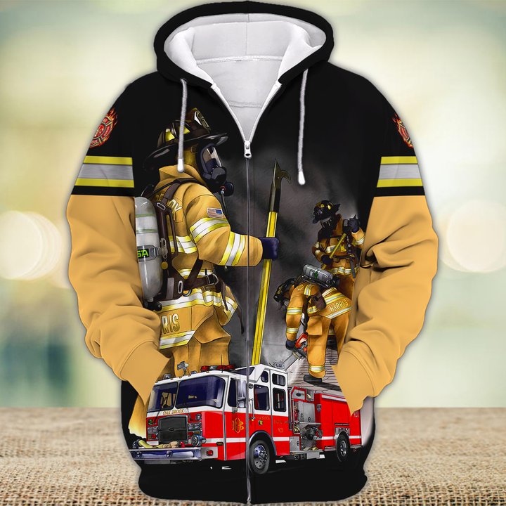 Firefighter 3D Full Print Shirts 2046