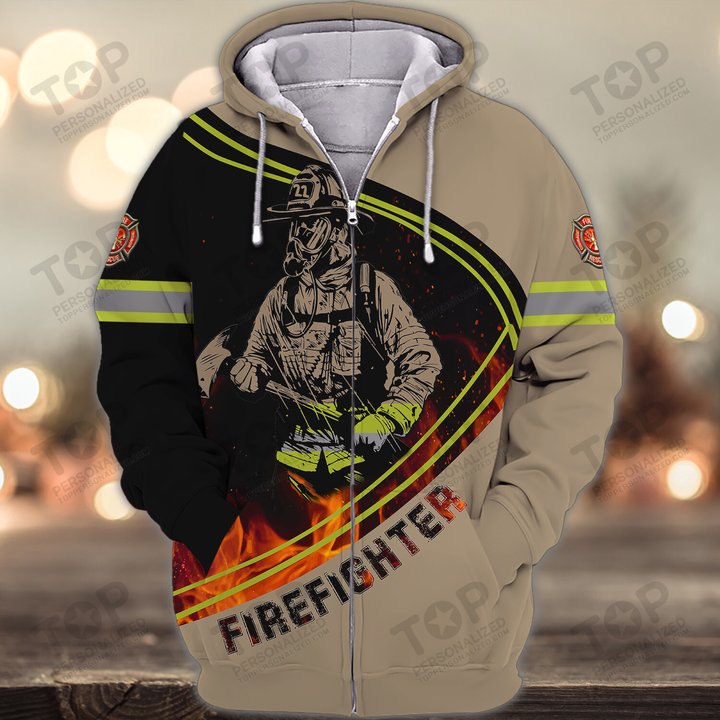 Firefighter 3D Full Print Shirts 2057