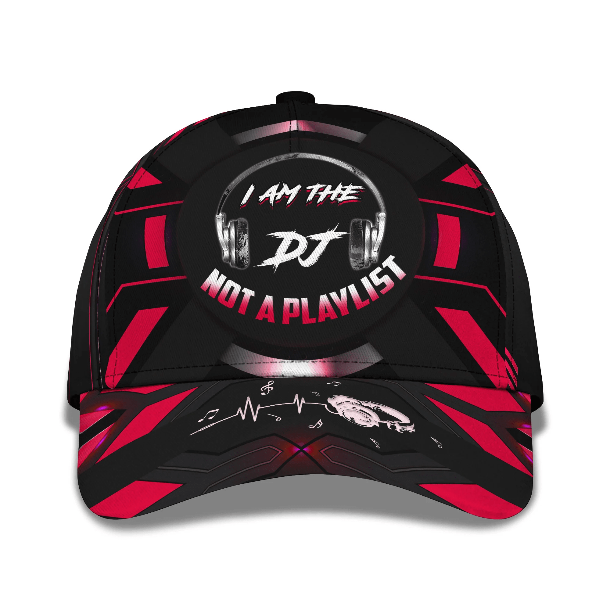 Latest DJ Music Notes Ball Cap - Top Personalized