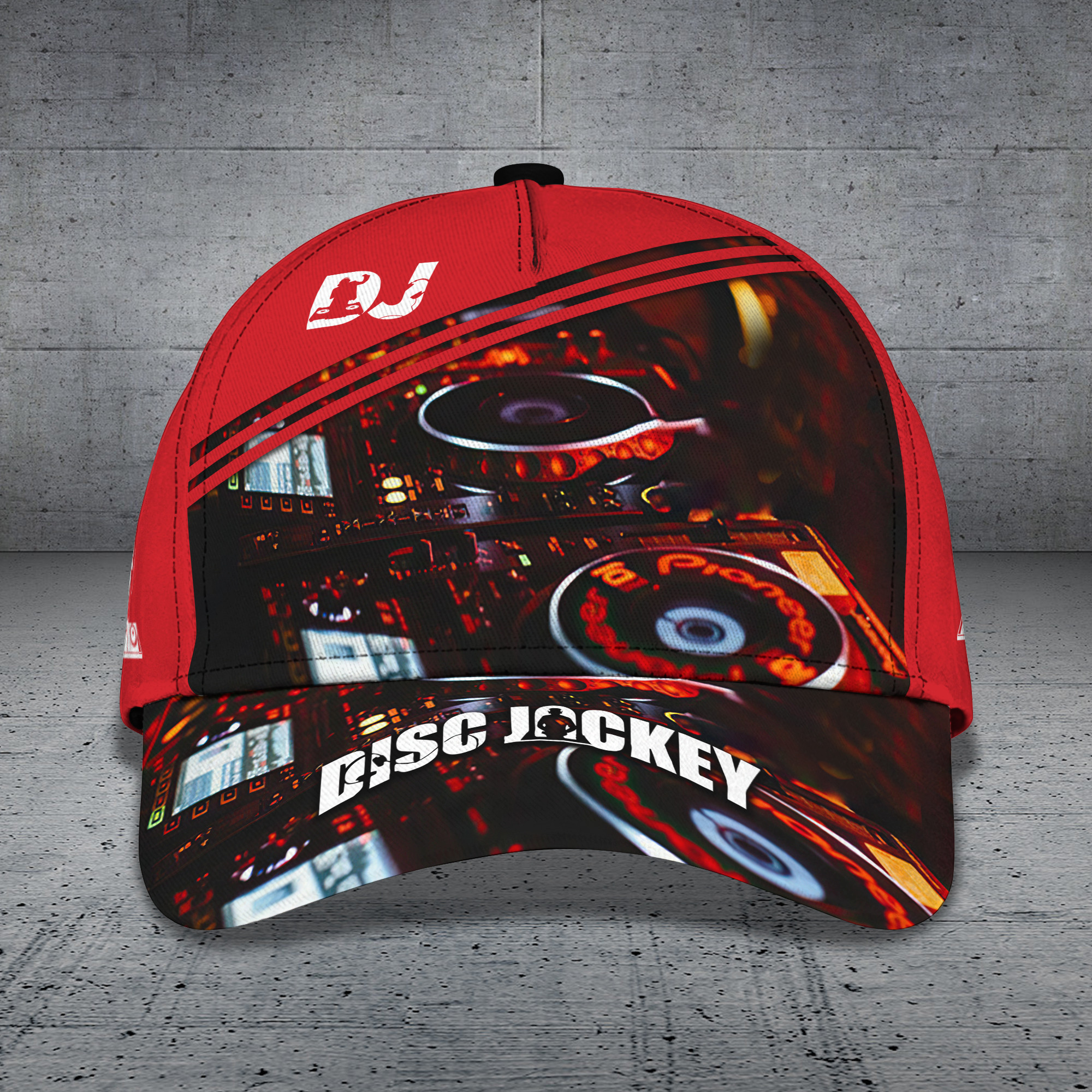 Dj Disc Jockey 597 3D Classic Cap - Top Personalized