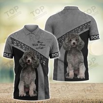 Poodle Lover Never Walk Alone 3D Full Print Shirts 1139