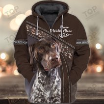 German Shorthaired Pointer Lover Never Walk Alone 3D Full Print Shirts 1146
