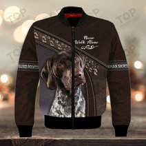 German Shorthaired Pointer Lover Never Walk Alone 3D Full Print Shirts 1146