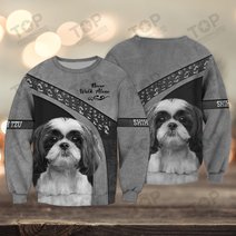 Shih Tzu Love Never Walk Alone 3D Full Print Shirts 1159