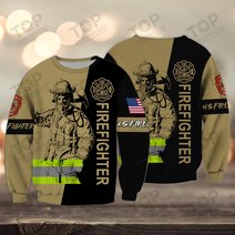 Firefighter 3D Full Print Shirts 2048