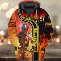 Firefighter 3D Full Print Shirts 2049