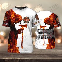 Firefighter 3D Full Print Shirts 2050