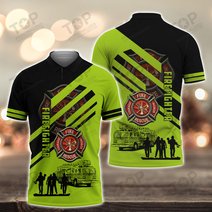 Firefighter 3D Full Print Shirts 2051
