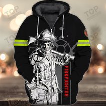 Firefighter 3D Full Print Shirts 2056