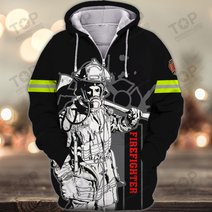 Firefighter 3D Full Print Shirts 2056