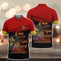 Firefighter 3D Full Print Shirts 2060
