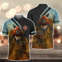 Firefighter 3D Full Print Shirts 2109