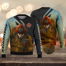 Firefighter 3D Full Print Shirts 2109