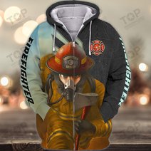 Firefighter 3D Full Print Shirts 2109