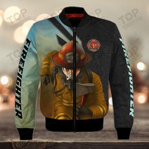 Firefighter 3D Full Print Shirts 2109
