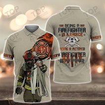 Firefighter 3D Full Print Shirts 2125