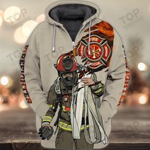 Firefighter 3D Full Print Shirts 2125