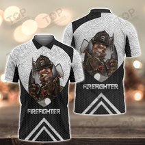 Firefighter 3D Full Print Shirts 2126