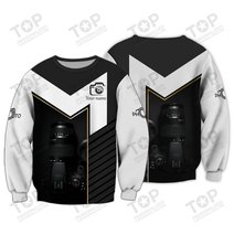 Photographer Camera Custom 3D Shirts Photography Shirts