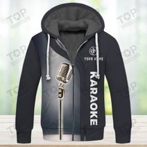 Karaoke Micro Pattern Custom Name 3D Shirts