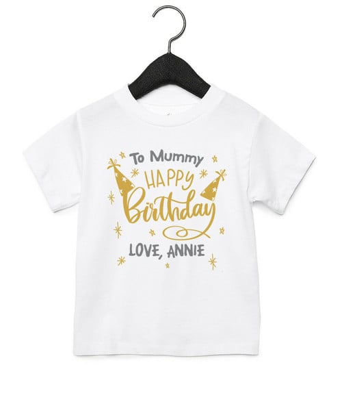 To Mummy Happy Birthday Baby T Shirt