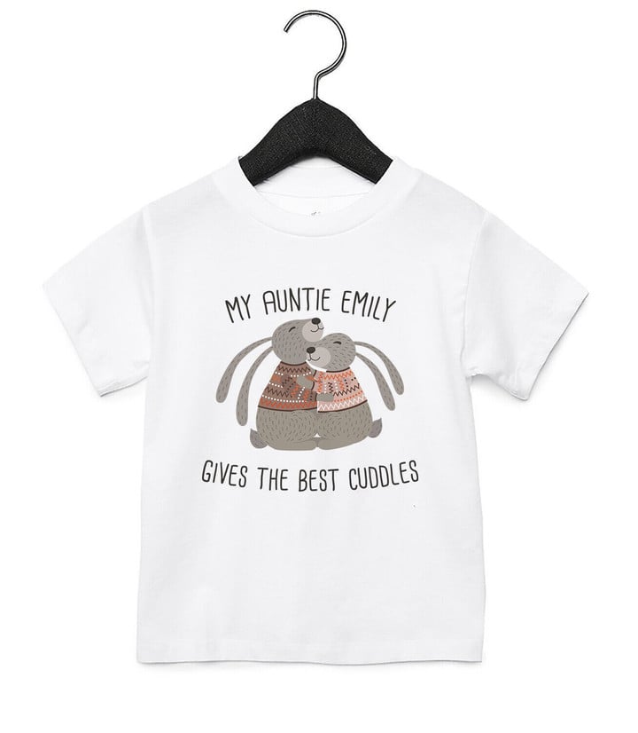 Best Cuddles Auntie Baby T Shirt