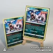 HOUNDOOM Pokemon TCG – Handmade 3D Card Custom | Pokemon Shadowbox - 100% Handmade Art | Personalized Card for Pokemon Collection/Fan