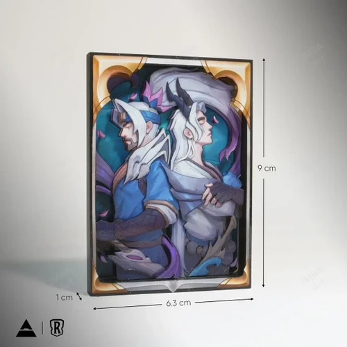 Yasuo & Yone/ Crossed Spirits Card Back | Legends of Runeterra Shadowbox