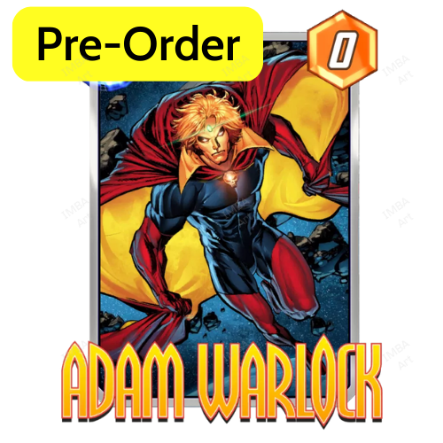 [PRE- ORDER] ADAM WARLOCK - 3D Marvel Snap Card - IMBA Art 3D Paper Custom