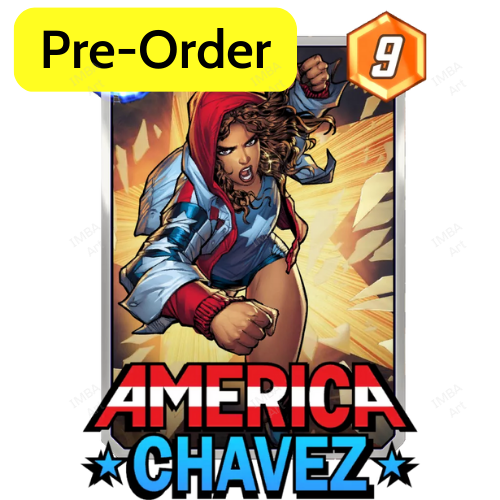 [PRE- ORDER] AMERICA CHAVEZ - 3D Marvel Snap Card - IMBA Art 3D Paper Custom