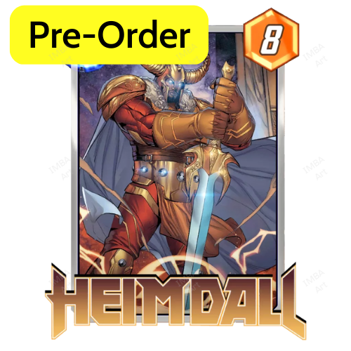 [PRE- ORDER] HEIMDALL - 3D Marvel Snap Card - IMBA Art 3D Paper Custom