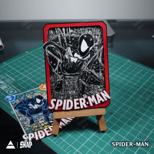 SPIDER-MAN - 3D Marvel Snap Card - IMBA Art 3D Paper Custom