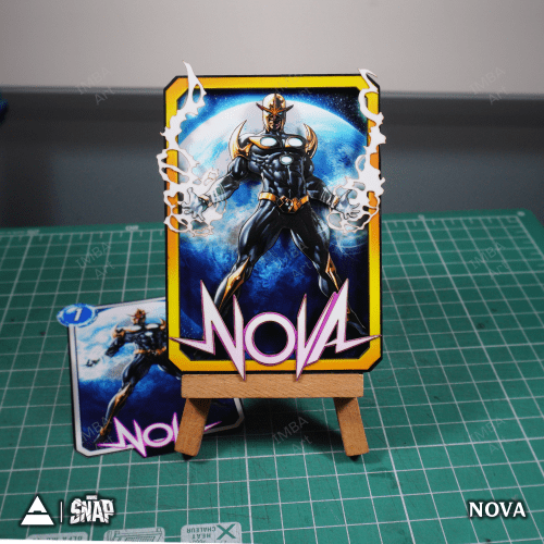 NOVA - 3D Marvel Snap Card - IMBA Art 3D Paper Custom