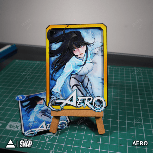 AERO - 3D Marvel Snap Card - IMBA Art 3D Paper Custom