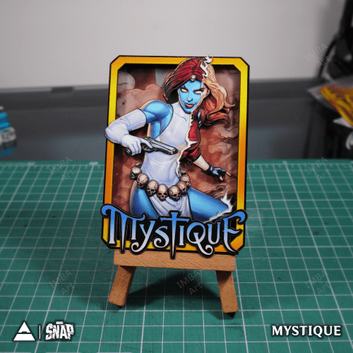 MYSTIQUE - 3D Marvel Snap Card - IMBA Art 3D Paper Custom