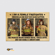 I am a female firefighter