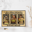 I am a female firefighter