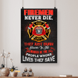 Firefighter Poster