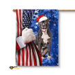 Pitbulls Christmas Flag