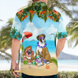 Boxer dog Hawaiian shirt