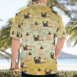 Pug Hawaii shirt
