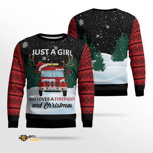 Firefighter Ugly Sweater