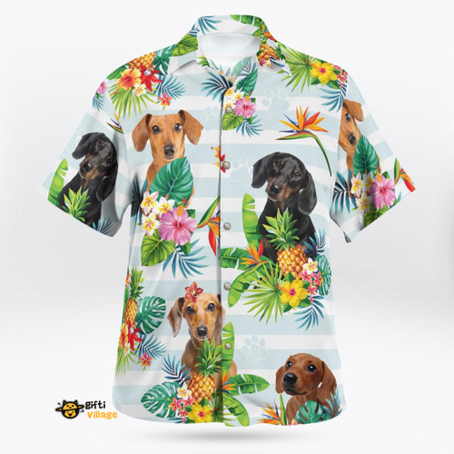Dachshund Hawaii Shirt