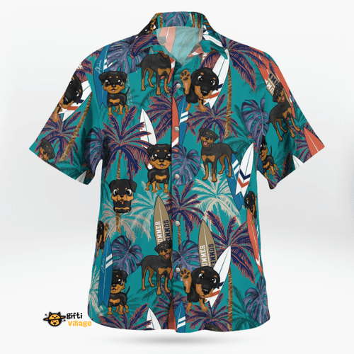 Rottweiler Hawaiian shirt