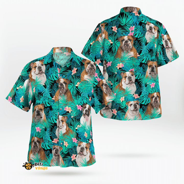 Bulldog Hawaii Shirt