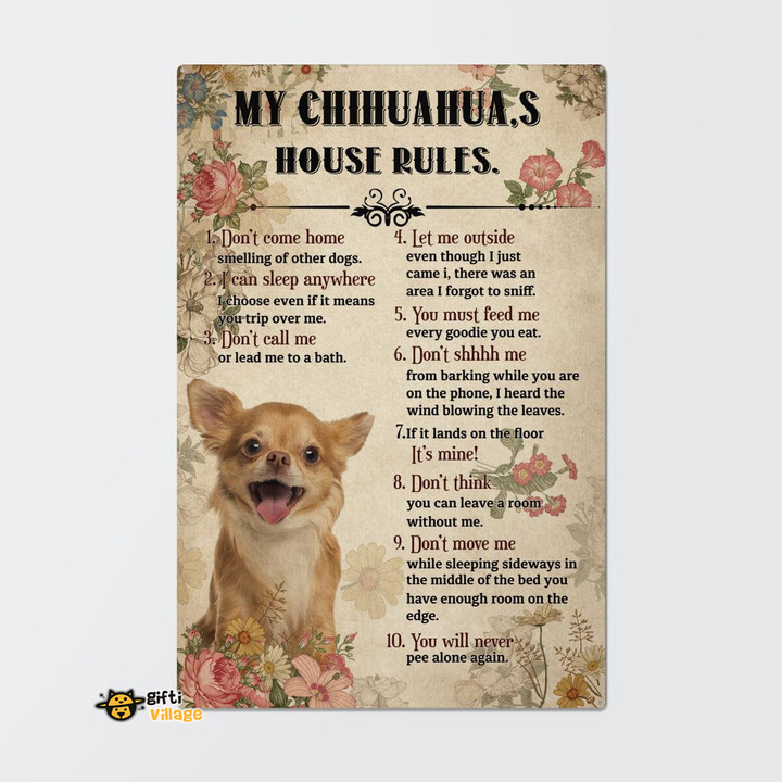 My Chihuahua House Rules