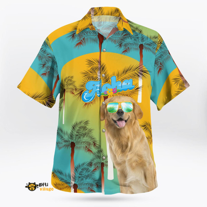 Golden retriever Hawaii Shirt