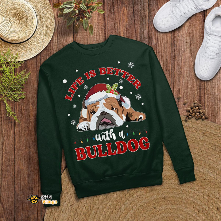 Bulldog Christmas